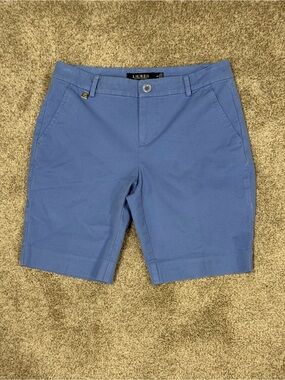 Lauren Ralph Lauren Light Blue Women's Bermuda Shorts